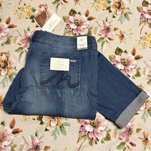 NWT! MELISSA MCCARTHY SEVEN Faux Distressed Skinny Jeans Size 20W
